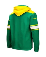 Men's Colosseum Green Oregon Ducks 2.0 Lace-Up Hoodie