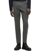 Boss by Hugo Men's Slim-Fit Suit Micro-Patterned Performance-Stretch Cloth