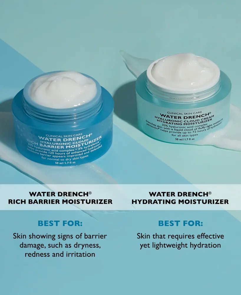 Peter Thomas Roth Water Drench Hyaluronic Cloud Rich Barrier Moisturizer, 1.7oz