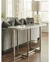 Eliza Glass Occasional Media Console Table