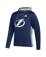 Men's adidas Blue Tampa Bay Lightning Skate Lace Team Pullover Hoodie