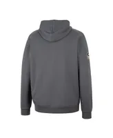 Men's Colosseum Charcoal Notre Dame Fighting Irish Oht Military-Inspired Appreciation Quarter-Zip Hoodie