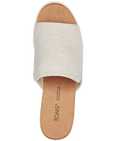 Toms Women's Diana Flatform Slide Wedge Sandals