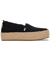 Toms Women's Valencia Canvas Platform Espadrilles