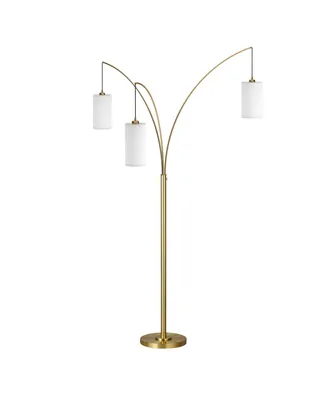 Spen 3-Light Brass Floor Lamp