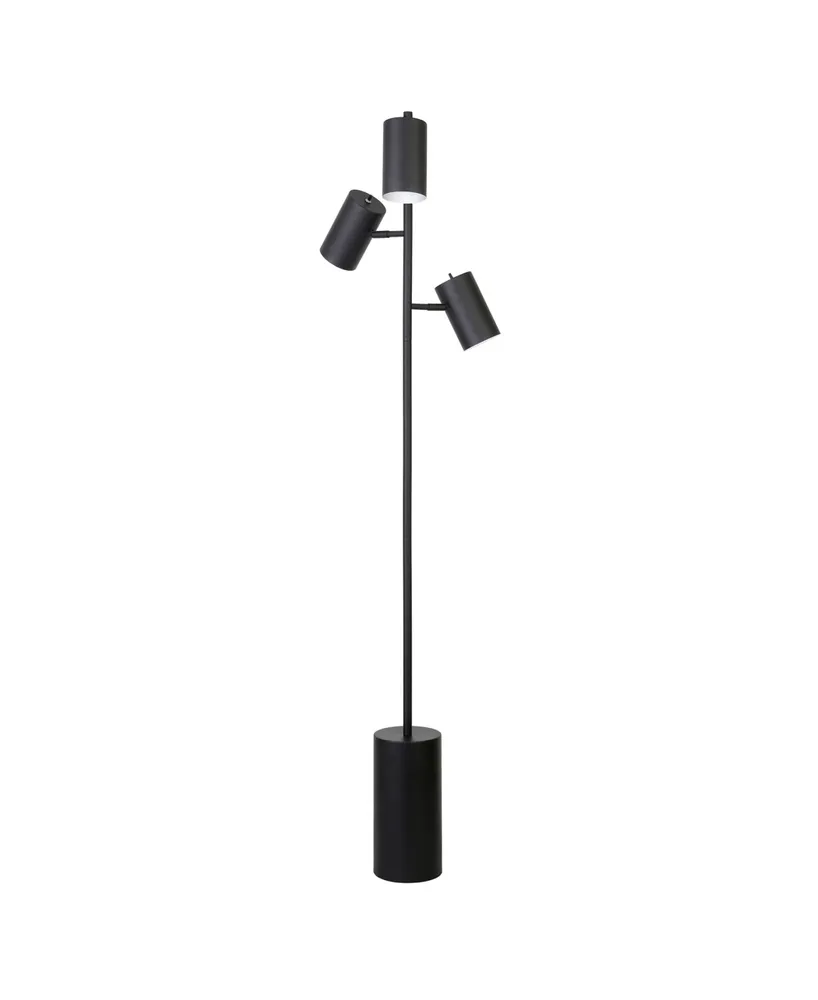 Dorset 3-Light Floor Lamp with Metal Shades