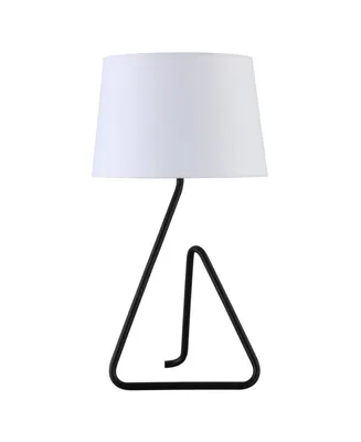 Cora 22" Metal Table Lamp with Fabric Shade