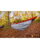 Eno Blaze UnderQuilt - Protective, Warm Down Hammock Quilt - For Camping, Hiking, Backpacking, Festival, or Travel - Glacier