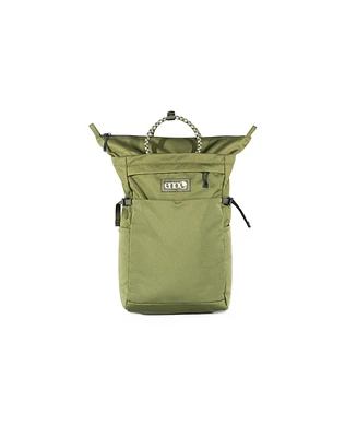 Eno Roan Tote Pack - 20L Outdoor Backpack for Men and Women - For Hiking, Camping, Backpacking, Beach, and Festivals - Moss