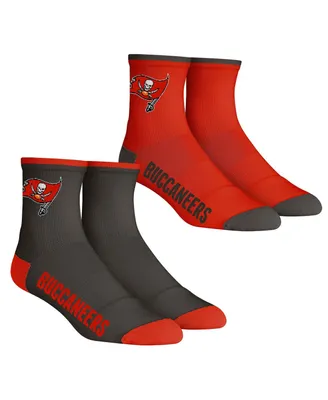 Men's Rock 'Em Socks Tampa Bay Buccaneers Core Team 2-Pack Quarter Length Sock Set