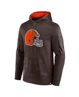 Men's Fanatics Brown Cleveland Browns On The Ball Pullover Hoodie