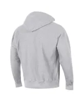Men's Champion Heather Gray Pittsburgh Penguins Reverse Weave Pullover Hoodie