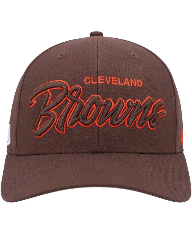 Men's '47 Brown Cleveland Browns Fletcher MVP Adjustable Hat