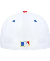 Men's New Era White, Royal Toronto Blue Jays 30th Anniversary Cherry Lolli 59FIFTY Fitted Hat