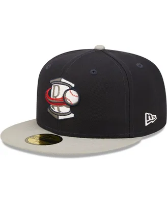 Men's New Era Navy Rome Braves Authentic Collection Road 59FIFTY Fitted Hat