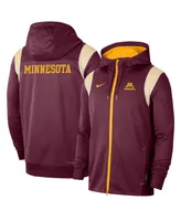 Men's Nike Maroon Minnesota Golden Gophers Sideline Performance Full-Zip Hoodie