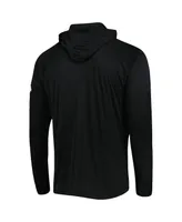 Men's Columbia Black Austin Fc Terminal Tackle Omni-Shade Raglan Pullover Hoodie