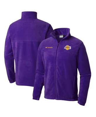 Men's Columbia Purple Los Angeles Lakers Steens Mountain 2.0 Full-Zip Jacket