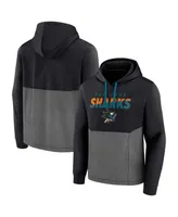 Men's Fanatics Black San Jose Sharks Slash Attack Pullover Hoodie