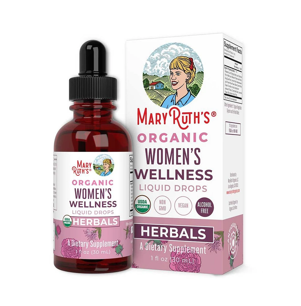 MaryRuth's Organic Women's Wellness & Menstrual Support Liquid Extract Alcohol Free