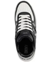 Dkny Women's Olicia Lace-Up Logo-Strap Sneakers