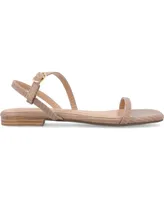 Journee Collection Women's Crishell Flat Sandals