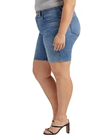 Jag Plus Size Cecilia Mid Rise Shorts