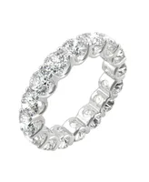 Charles & Colvard Moissanite Eternity Band (5 ct. t.w. Diamond Equivalent) 14k White Gold