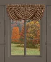 J Queen New York Harvest Moon Waterfall Window Valance, 33" x 49"