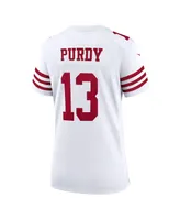 Women's Nike Brock Purdy White San Francisco 49ers Game Player Jersey