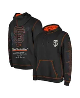 Men's New Era Black San Francisco Giants Team Split Pullover Hoodie