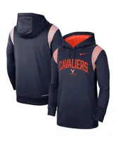 Men's Nike Navy Virginia Cavaliers 2022 Game Day Sideline Performance Pullover Hoodie