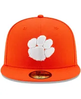 Men's New Era Orange Clemson Tigers Primary Team Logo Basic 59FIFTY Fitted Hat