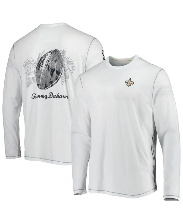 New Orleans Saints Cutter & Buck Big Tall Stretch Oxford Long Sleeve Woven Button-Down Shirt - Charcoal