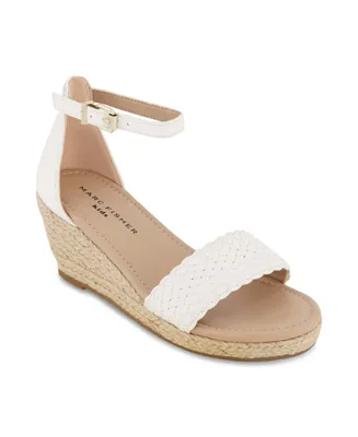 Marc Fisher Little Girls Open Toe Wedge Sandals