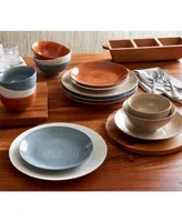 Sango Siterra Painters Palette 16 Piece Dinnerware Set, Service for 4