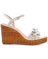 Kate Spade New York Women's Fiori Ankle-Strap Espadrille Wedge Sandals