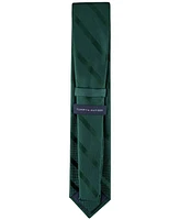Tommy Hilfiger Men's Solid Textured Stripe Tie