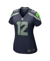 Women's Nike 12th Fan College Navy Seattle Seahawks Game Jersey