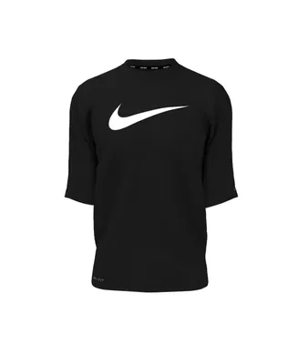 Nike Big Boys Solid Short Sleeves Hydroguard Rashguard