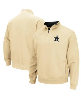 Men's Colosseum Gold Vanderbilt Commodores Tortugas Logo Quarter-Zip Jacket