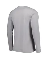 Men's Concepts Sport Deep Sea Blue, Gray Seattle Kraken Meter Long Sleeve T-shirt and Pants Sleep Set