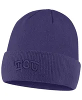 Men's Nike Purple Tcu Horned Frogs Tonal Cuffed Knit Hat