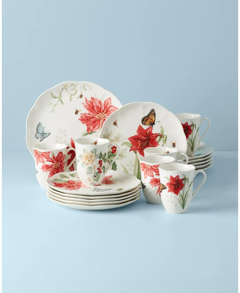 Lenox Butterfly Meadow Holiday 12 Pc. Dinnerware Set, Service for 4, Created for Macy's