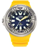 Citizen Eco-Drive Men's Promaster Dive Yellow Strap Watch 48mm