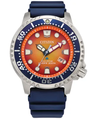 Citizen Eco-Drive Men's Promaster Blue Strap Watch 44mm