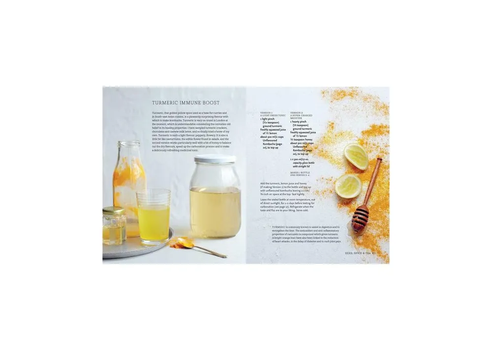 Kombucha: Recipes for Naturally Fermented Tea Drinks to Make at Home by Louise Avery