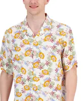 Club Room Men's Elevated Sonic Floral Shirt, Created for Macy's