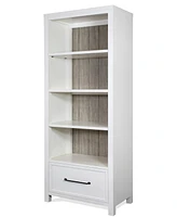 Finn 76" Wood Drawer Bookcase