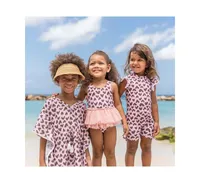 Toddler, Child Girls Wild Love Batwing Cover Up